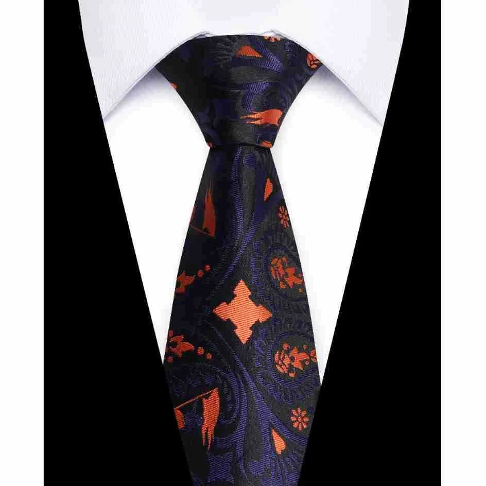 Usiness Striped Hand-stitched Polyester Tie — image 6