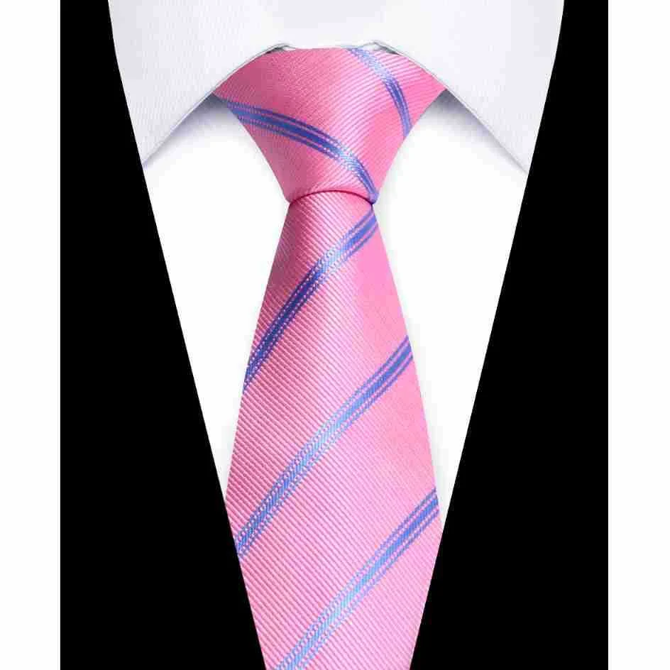 Usiness Striped Hand-stitched Polyester Tie — image 13