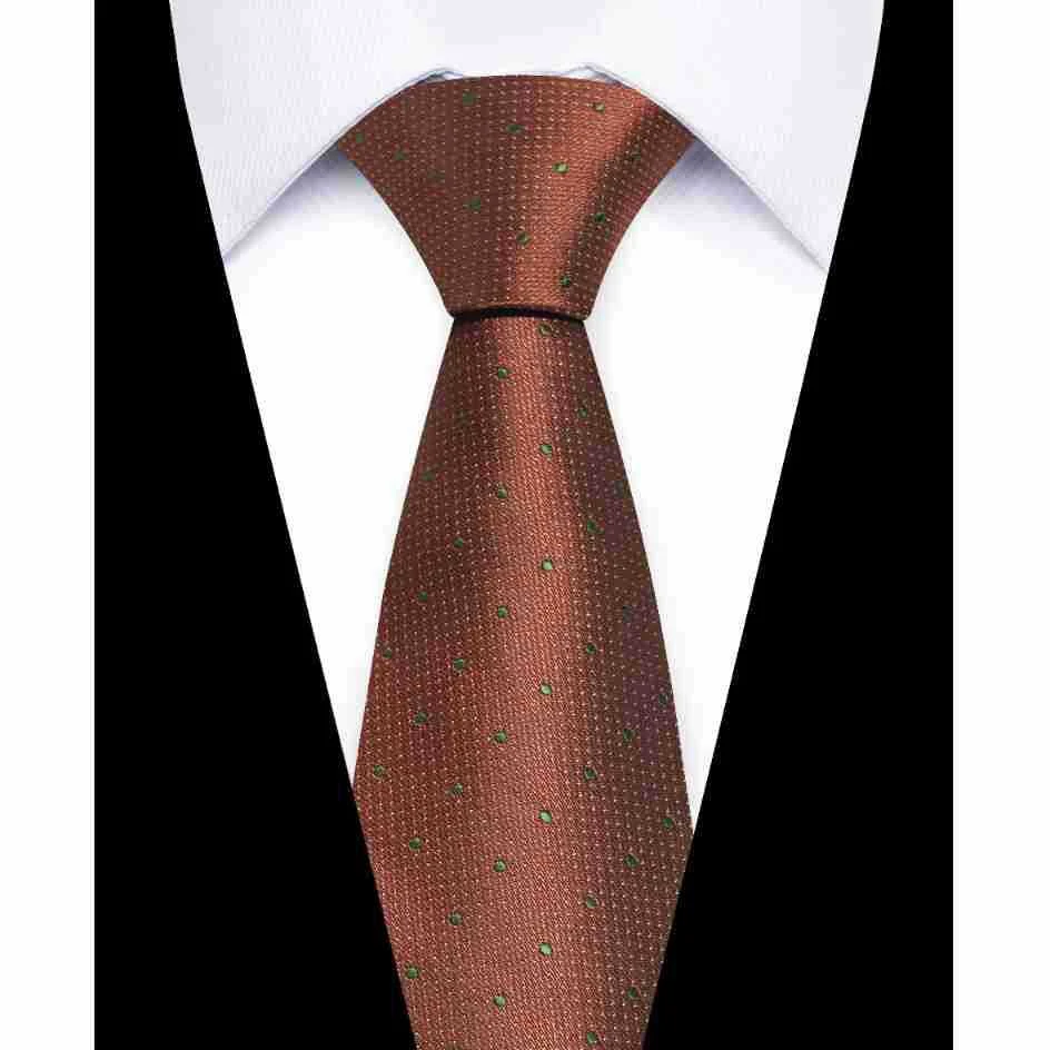 Usiness Striped Hand-stitched Polyester Tie — image 15