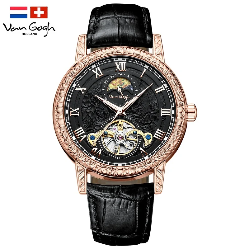 VAN GOGH Automatic Mechanical Men's Watch Yaojin Sunflower — image 5