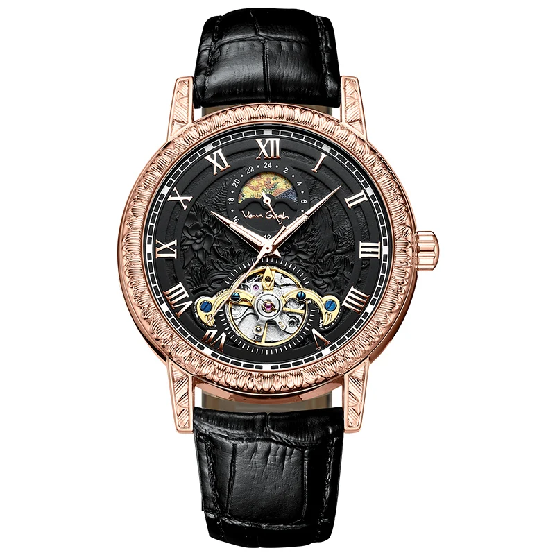 VAN GOGH Automatic Mechanical Men's Watch Yaojin Sunflower — image 4