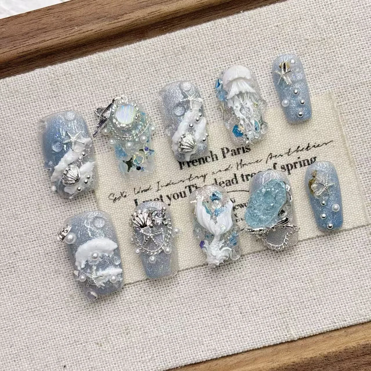 Versatile Fake Fingers Purely Handmade Wearable Nails — image 2