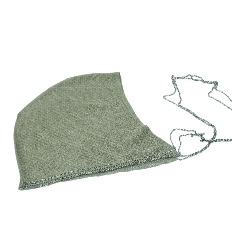 Versatile Fashion Handmade Knitted Hollow Face-slimming Cool Beanie With Bright Silk Yarn — image 3