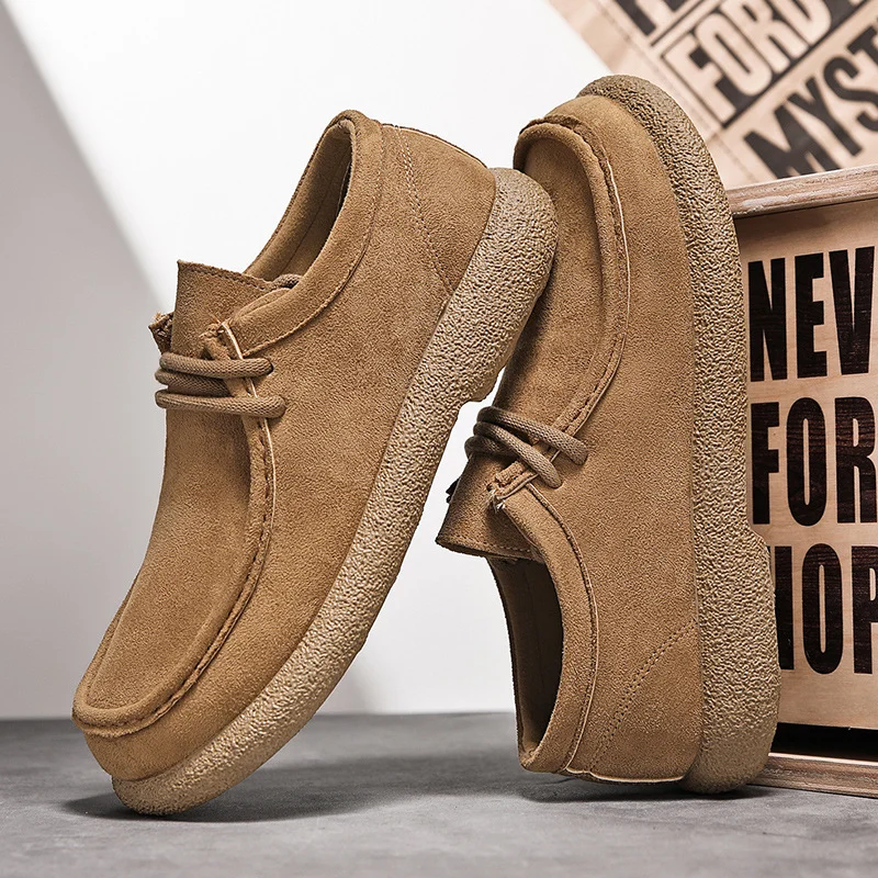 Versatile Retro-chic British-style Mens Sneakers — image 5