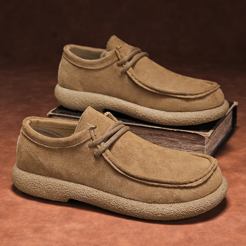Versatile Retro-chic British-style Mens Sneakers — image 3