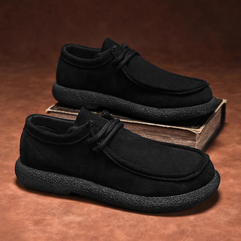 Versatile Retro-chic British-style Mens Sneakers — image 7