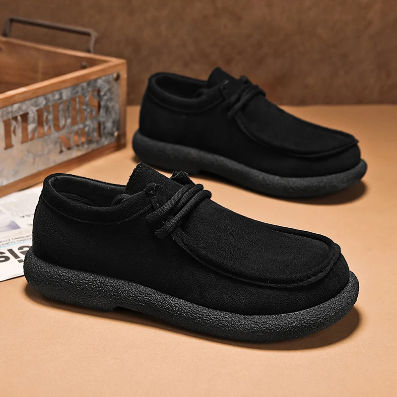 Versatile Retro-chic British-style Mens Sneakers — image 4