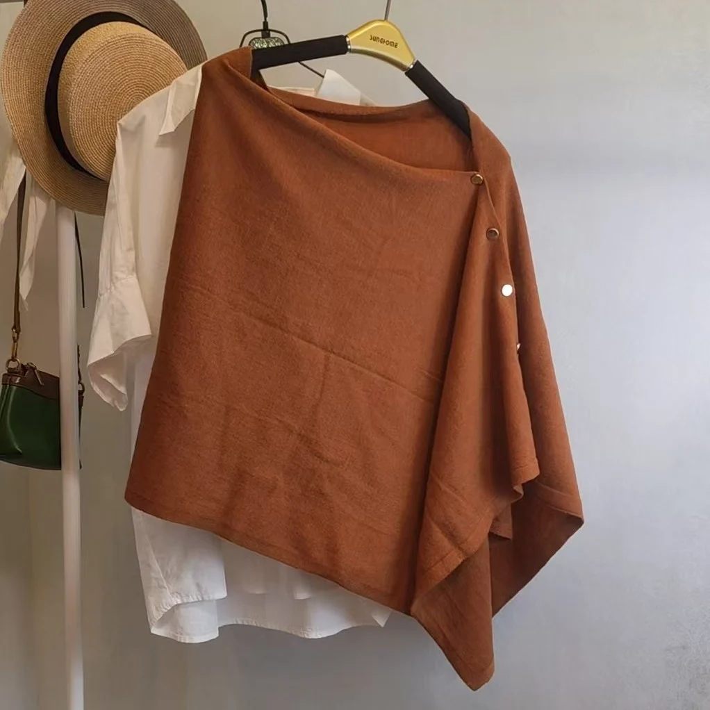 Versatile Slouchy Knit Vintage Womens Shawl With A Sophisticated Touch — image 13
