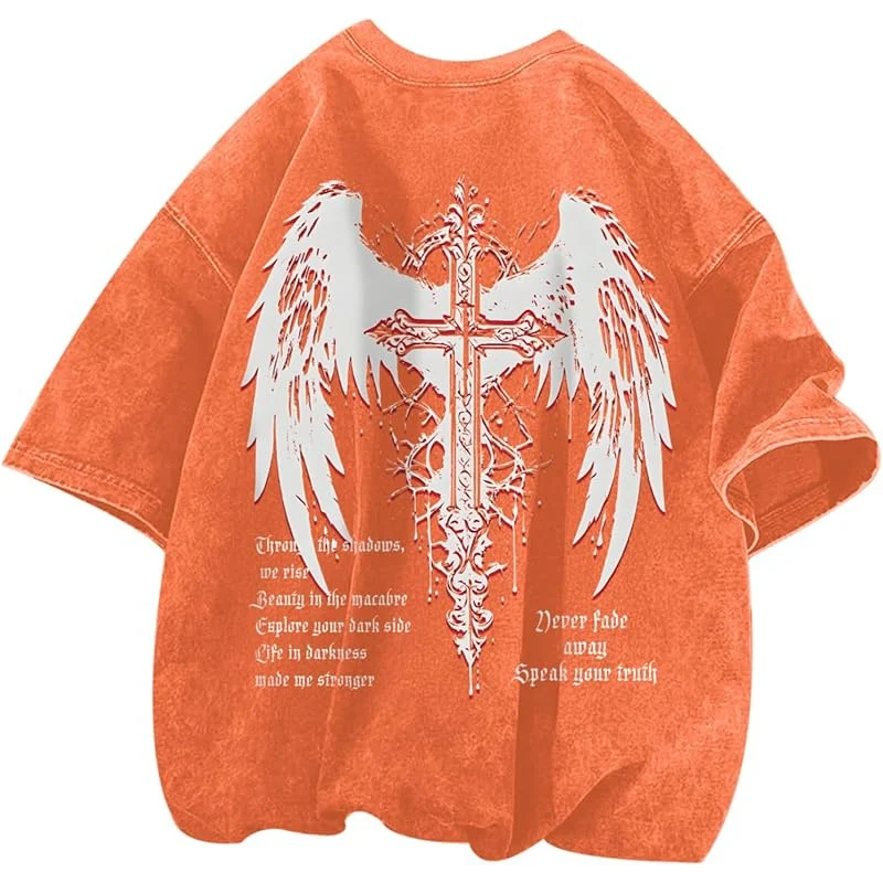 Vintage Goth Punk Shirts For Men Grunge Streetwe — image 11