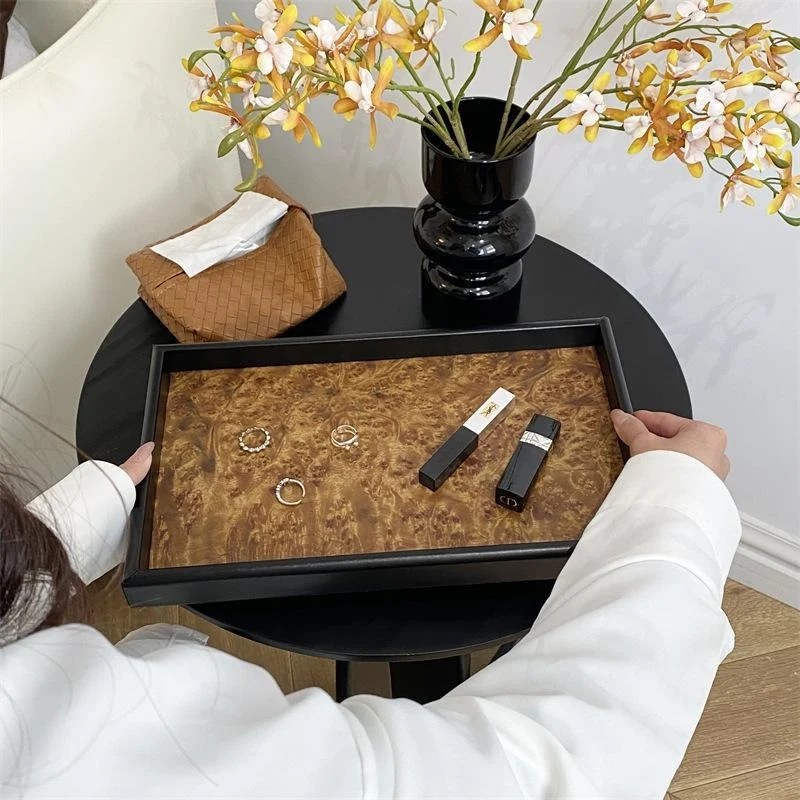 Vintage High End Retro Style Wooden Tray For Home Use Perfect Jewelry Display — image 6