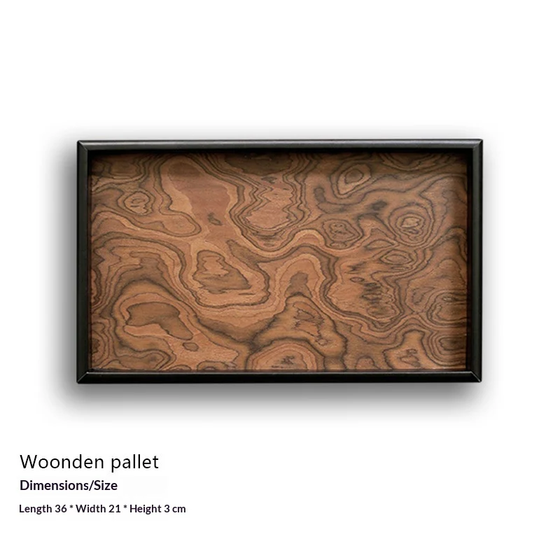 Vintage High End Retro Style Wooden Tray For Home Use Perfect Jewelry Display — variant image
