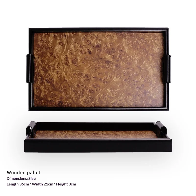 Vintage High End Retro Style Wooden Tray For Home Use Perfect Jewelry Display — image 8