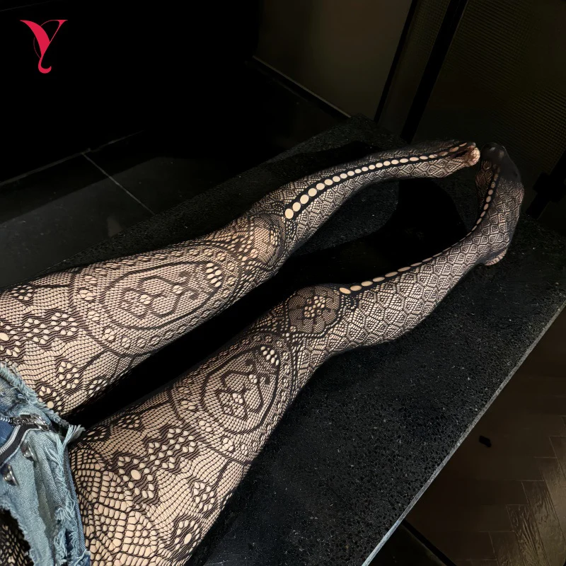 Vintage Rose Stockings Pure Hot Pantyhose — image 3