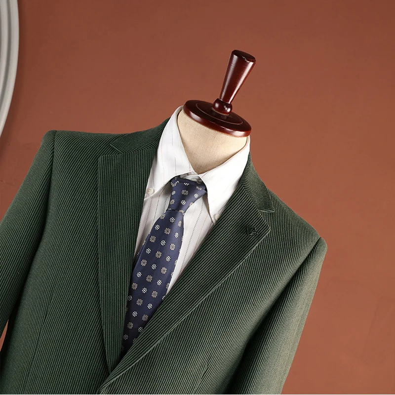 Vintage-style Casual Two-button Blazer With Notch Lapels — image 8