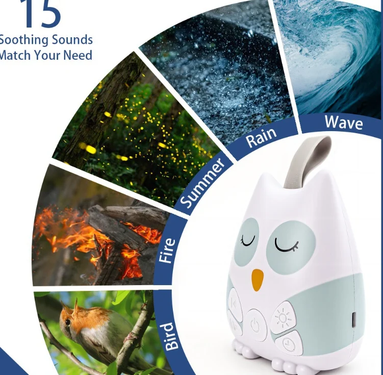 Voice-activated Smart White Noise Device For Sleep Aid Player Toy — image 3