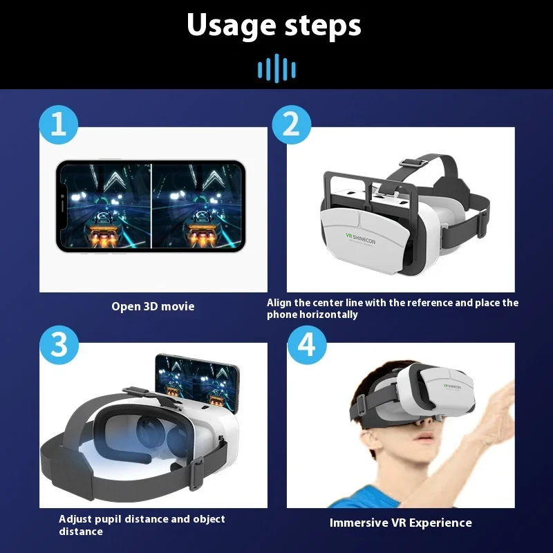 VR Glasses 3d Movie Integrated Game Machine Immersive Virtual — image 4
