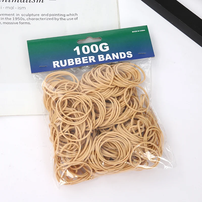 Wangxing Customized Packaging Elastic Rubber Bands Unbreakable Natural Band — image 2