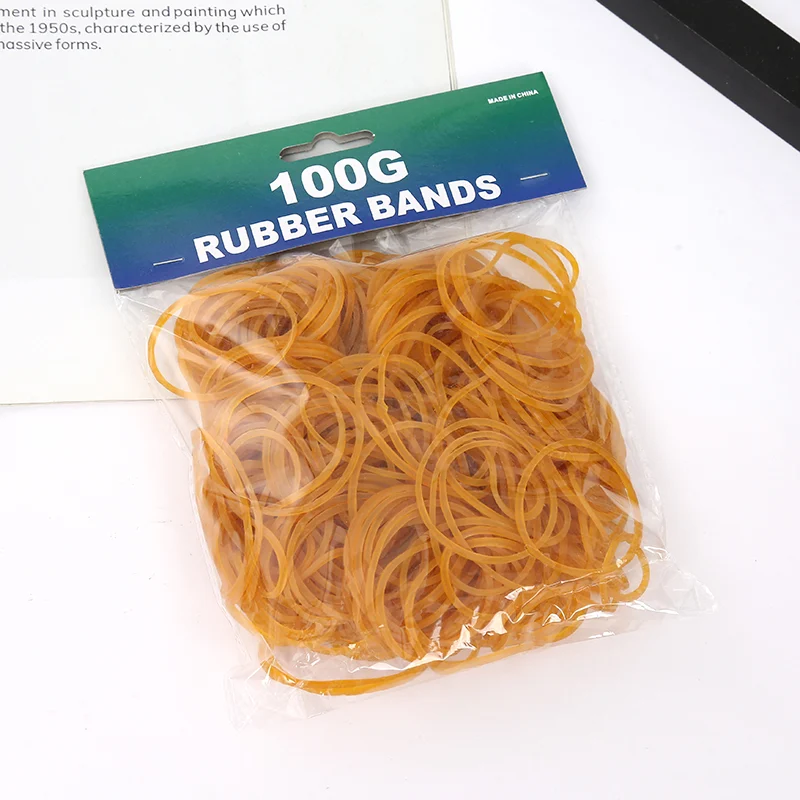 Wangxing Customized Packaging Elastic Rubber Bands Unbreakable Natural Band — image 7