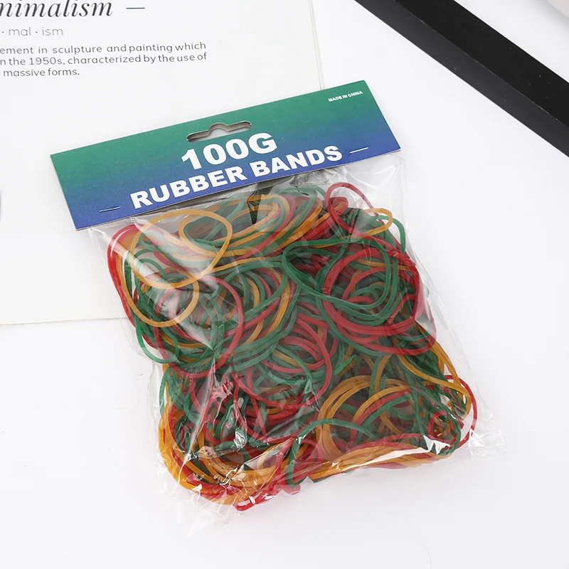 Wangxing Customized Packaging Elastic Rubber Bands Unbreakable Natural Band — image 5