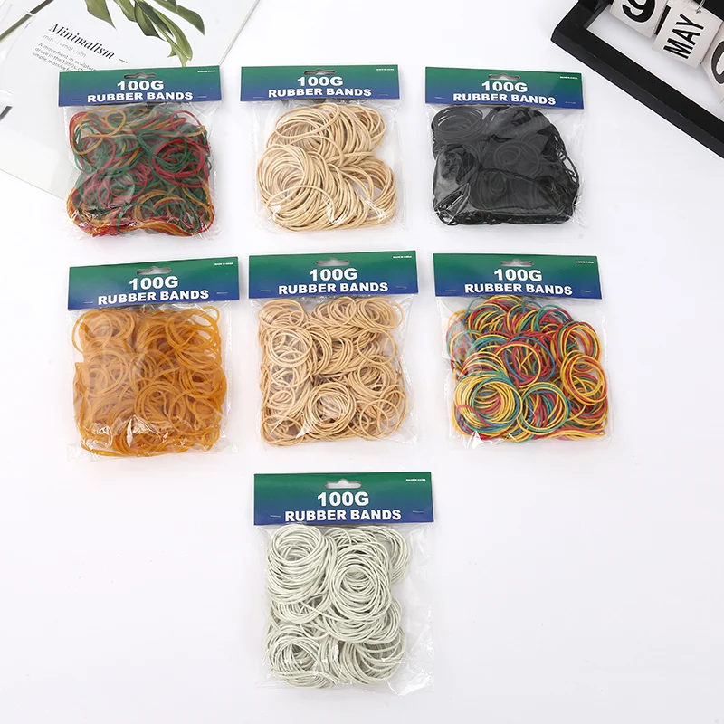 Wangxing Customized Packaging Elastic Rubber Bands Unbreakable Natural Band — image 8