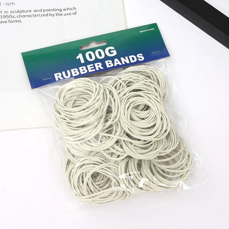 Wangxing Customized Packaging Elastic Rubber Bands Unbreakable Natural Band — image 4