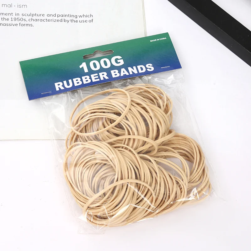 Wangxing Customized Packaging Elastic Rubber Bands Unbreakable Natural Band — image 3
