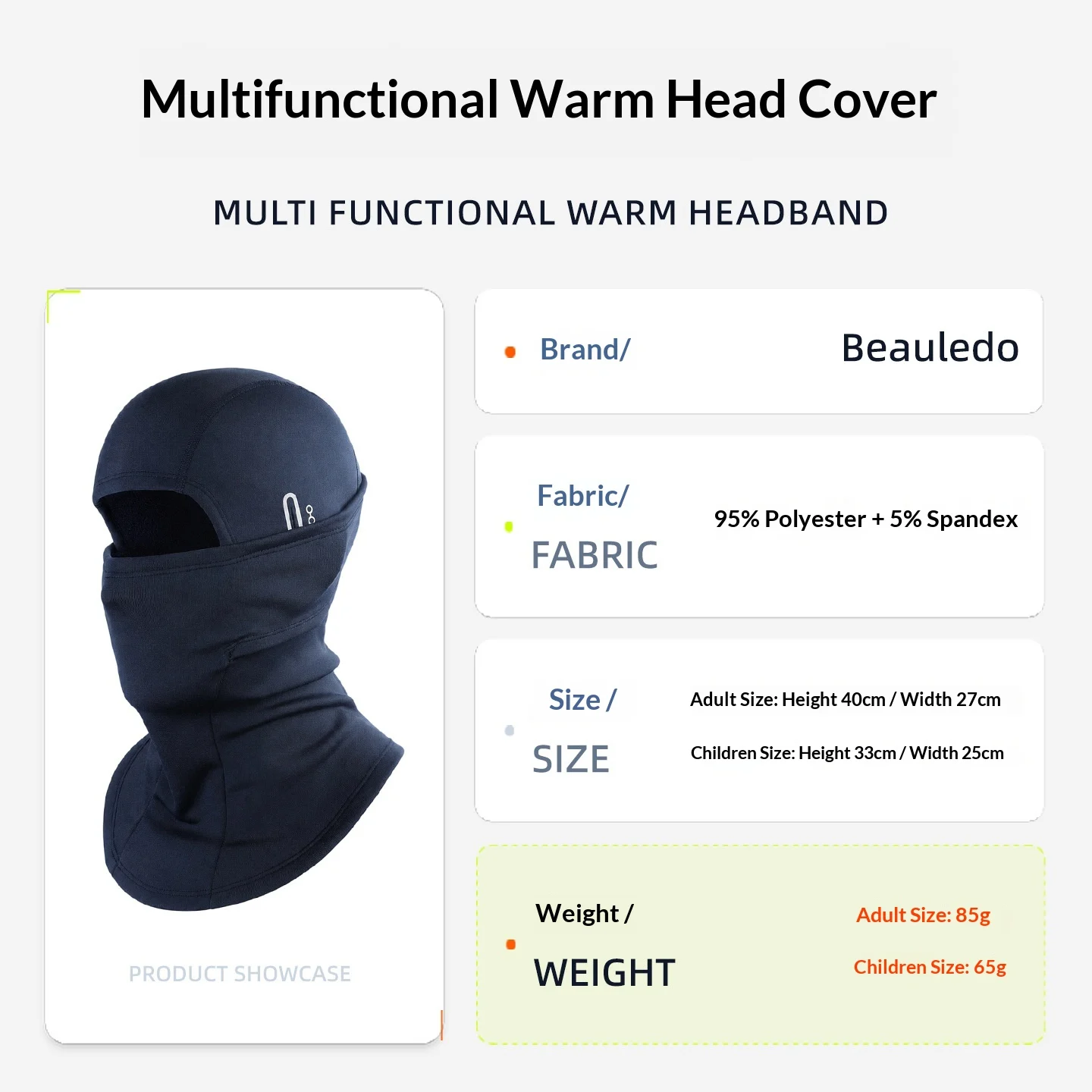 Warm Cycling Balaclava Fleece Hat For Motorcycles — image 1