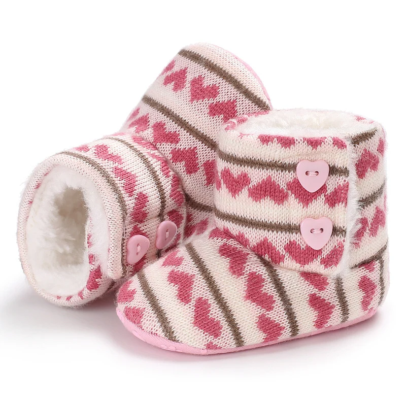 Warm Fleece-lined Cute Toddler Shoes For Baby Girls Infant — image 1
