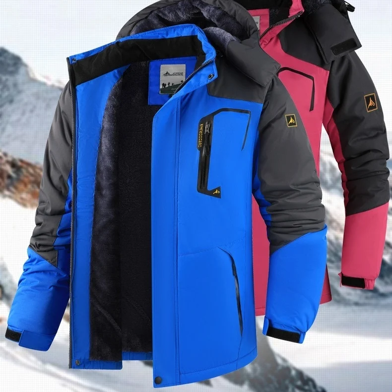 Warm Fleece Outdoor Windproof Mountaineering Cotton Jacket — image 2