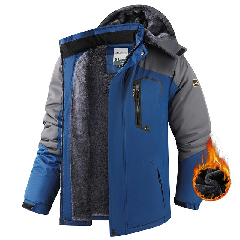Warm Fleece Outdoor Windproof Mountaineering Cotton Jacket — image 4