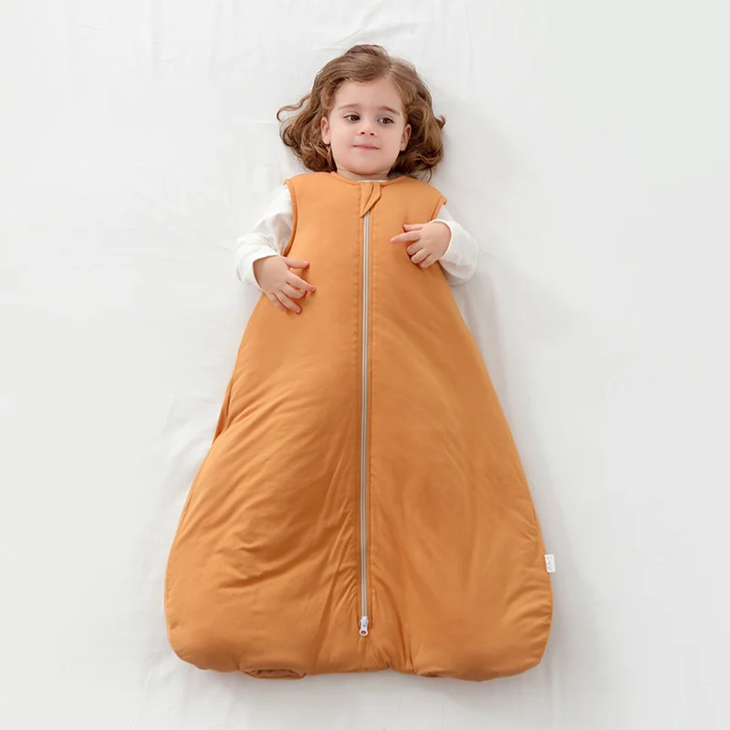 Warm Quilted Childrens Anti-kick Blanket Moisture-wicking Sleeveless Split-leg… — image 3