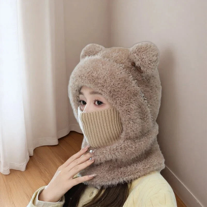 Warm, Windproof Knitted Wool Hat With Earflaps — image 9