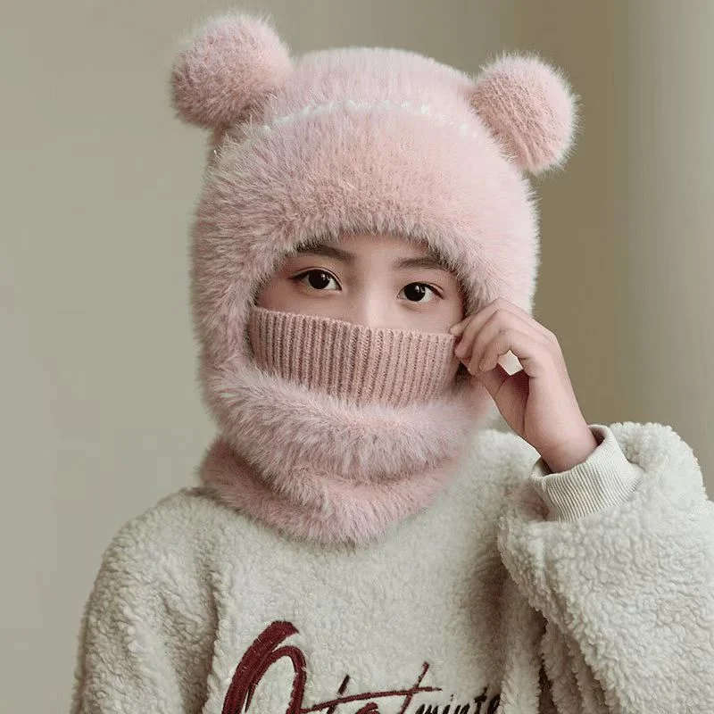 Warm, Windproof Knitted Wool Hat With Earflaps — image 6