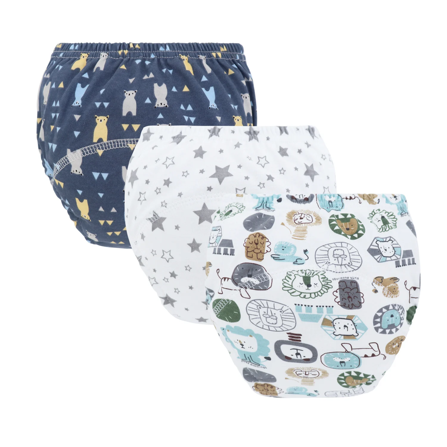 Washable Eco-cotton Pull-up Training Pants For Infants And Toddlers — image 1