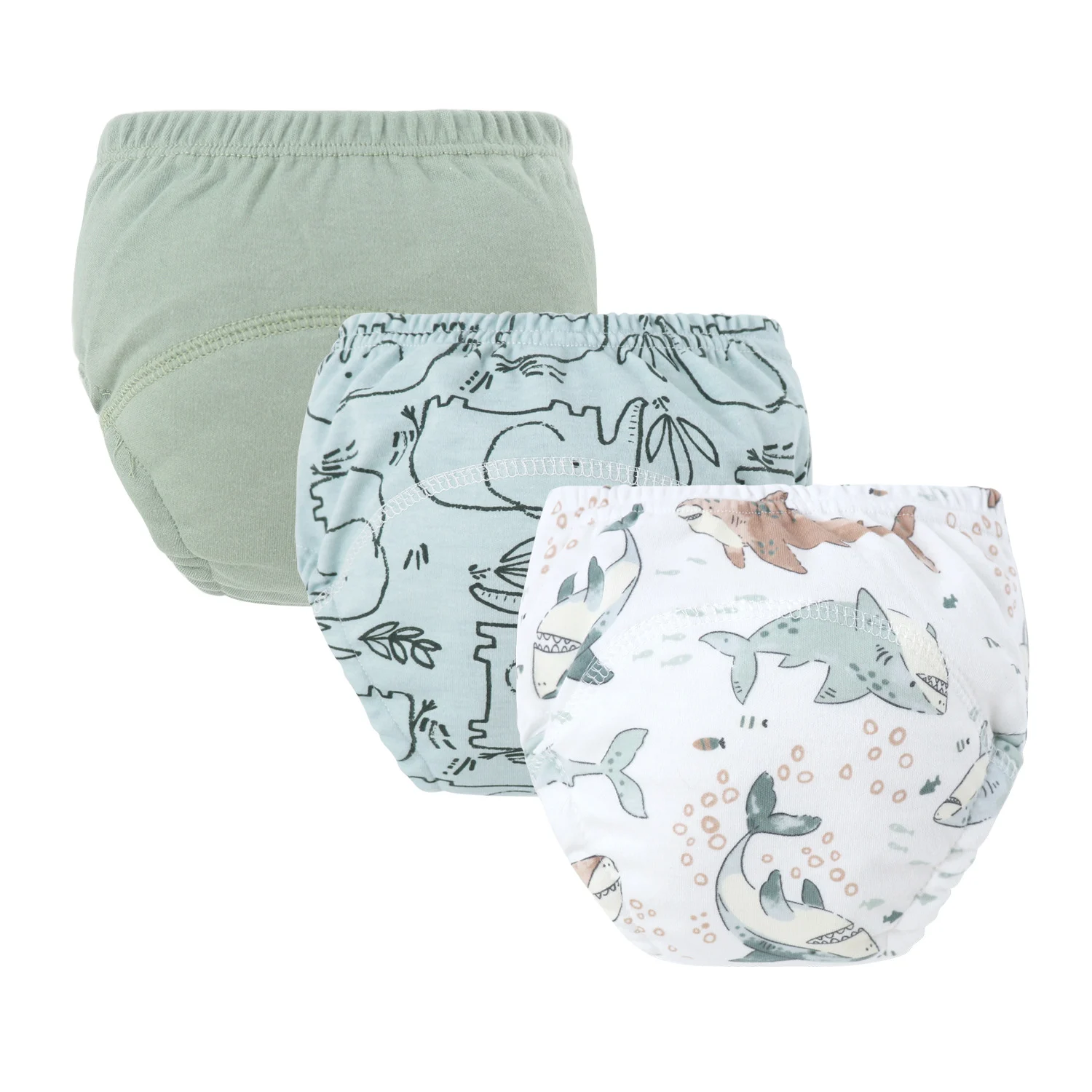 Washable Eco-cotton Pull-up Training Pants For Infants And Toddlers — variant image