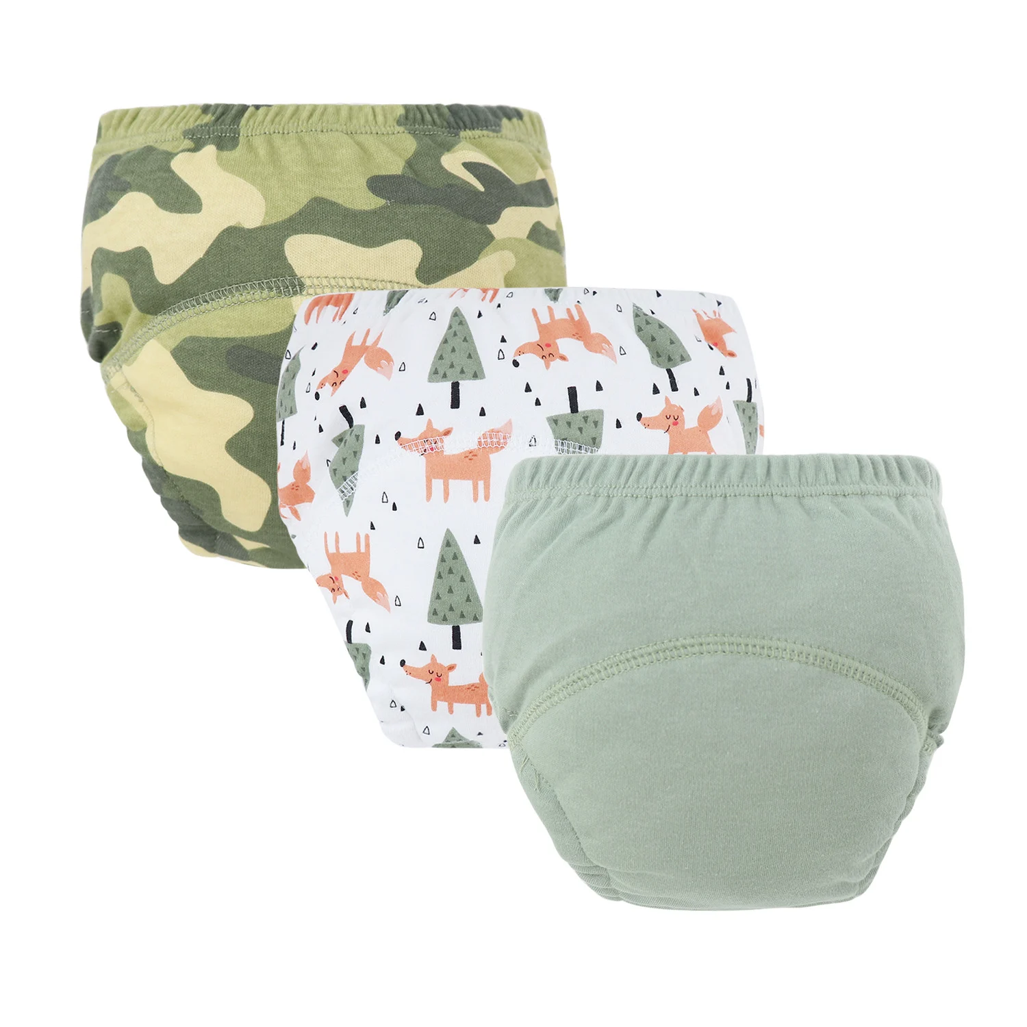 Washable Eco-cotton Pull-up Training Pants For Infants And Toddlers — variant image