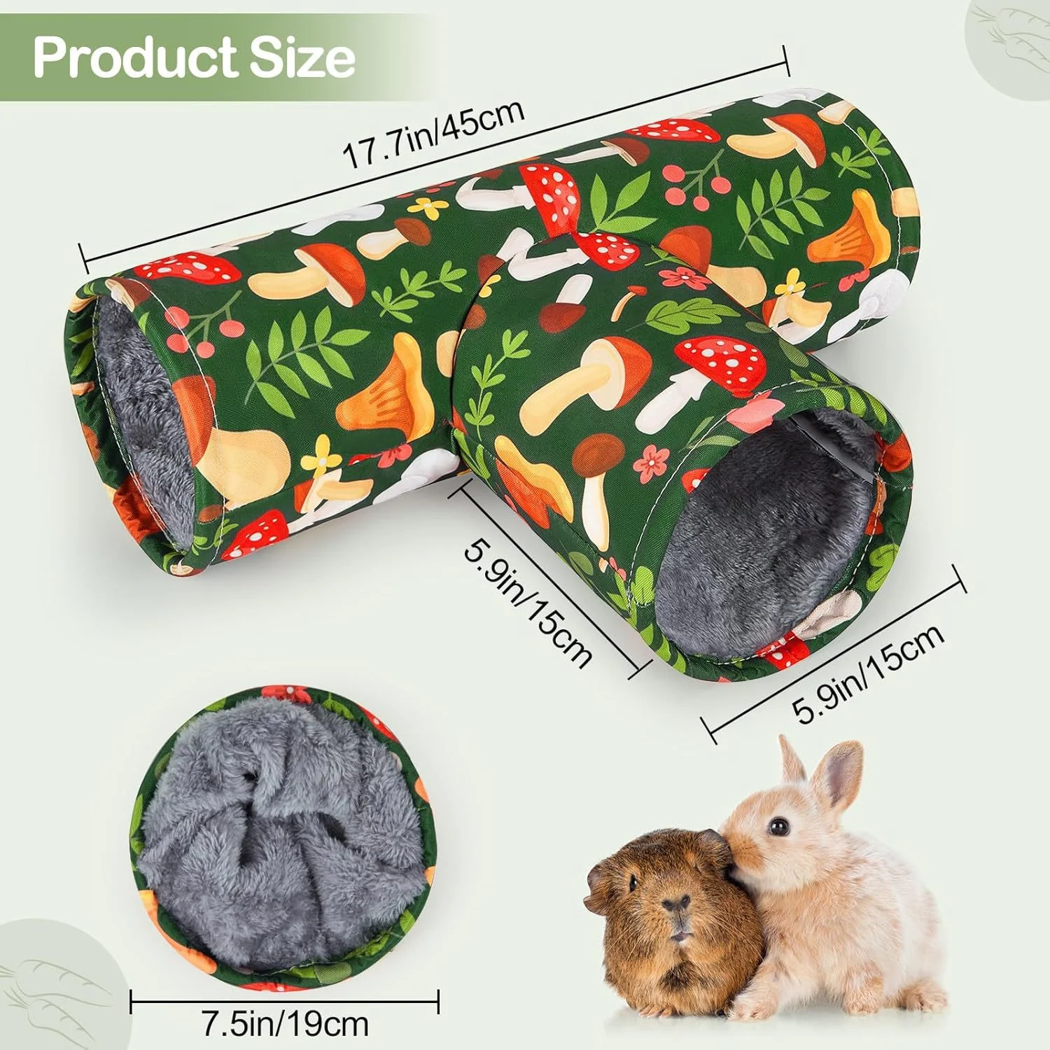 Washable Guinea Pig Tunnel Burrow Rabbit And Ferret For — image 1