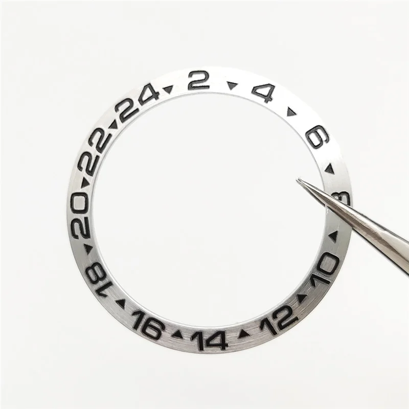 Watch Accessory 38mm Silver Bezel, Replacement For The Black And Green Submariner… — image 8