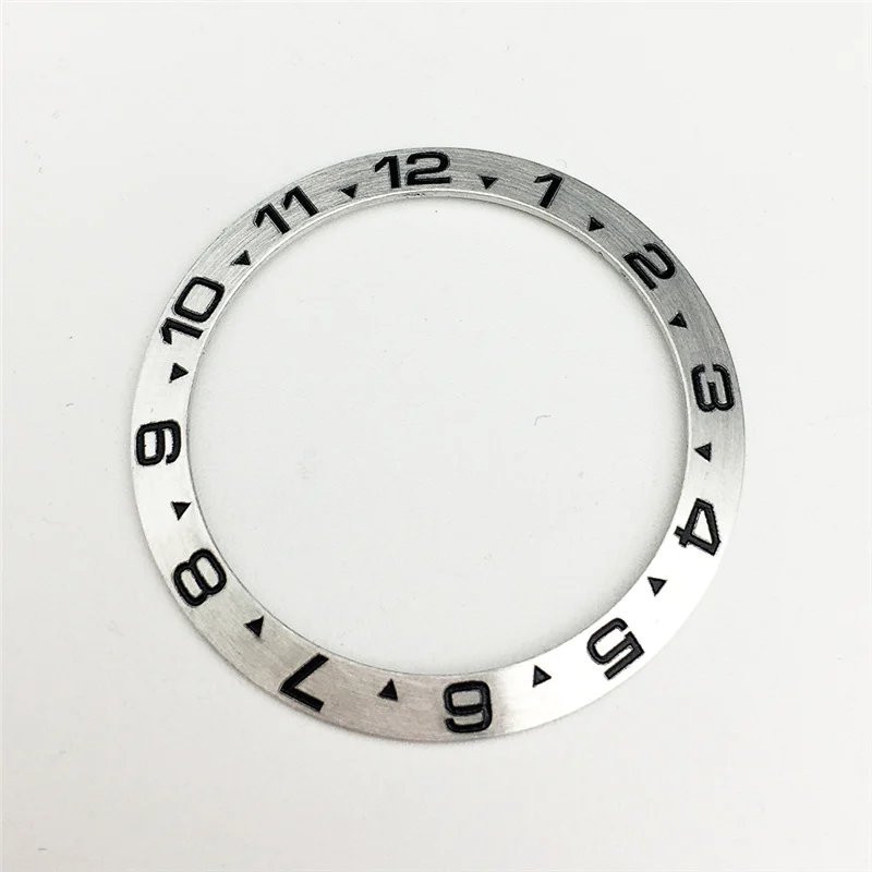 Watch Accessory 38mm Silver Bezel, Replacement For The Black And Green Submariner… — image 5