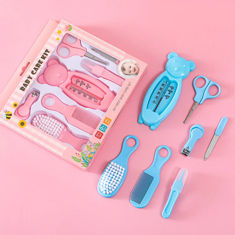 Water Thermometer Set English-packaged 7-piece Baby Care Kit — image 6