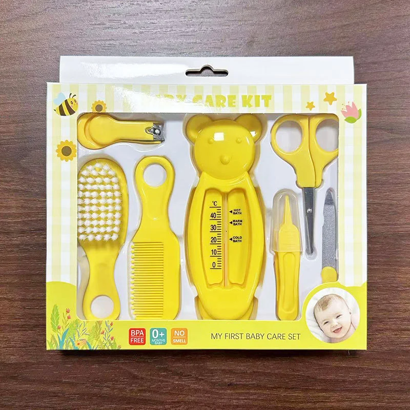 Water Thermometer Set English-packaged 7-piece Baby Care Kit — image 2