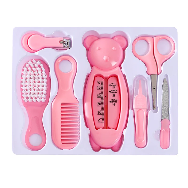 Water Thermometer Set English-packaged 7-piece Baby Care Kit — image 5