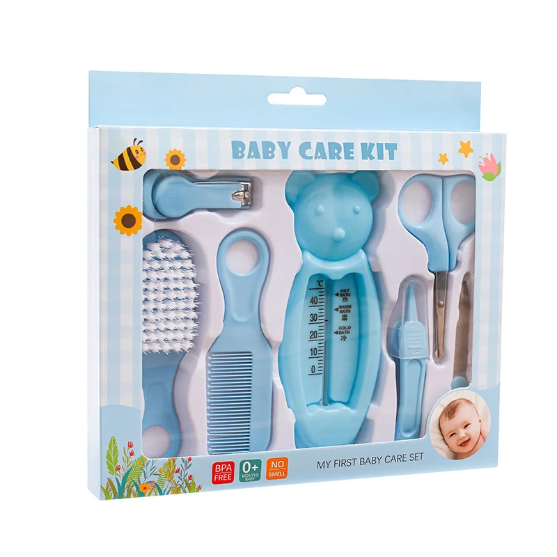 Water Thermometer Set English-packaged 7-piece Baby Care Kit — image 7