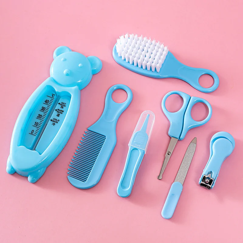 Water Thermometer Set English-packaged 7-piece Baby Care Kit — image 3