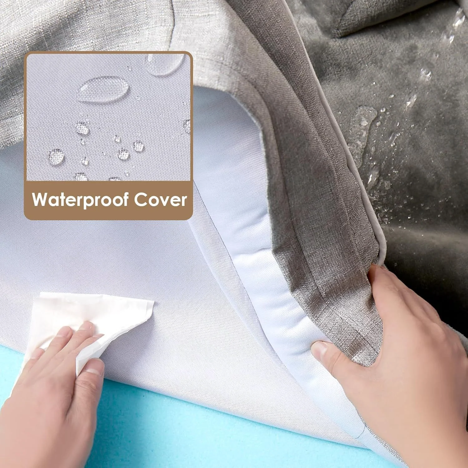Waterproof Dog Bed With Removable Washable Cover Pet Supplies — image 7