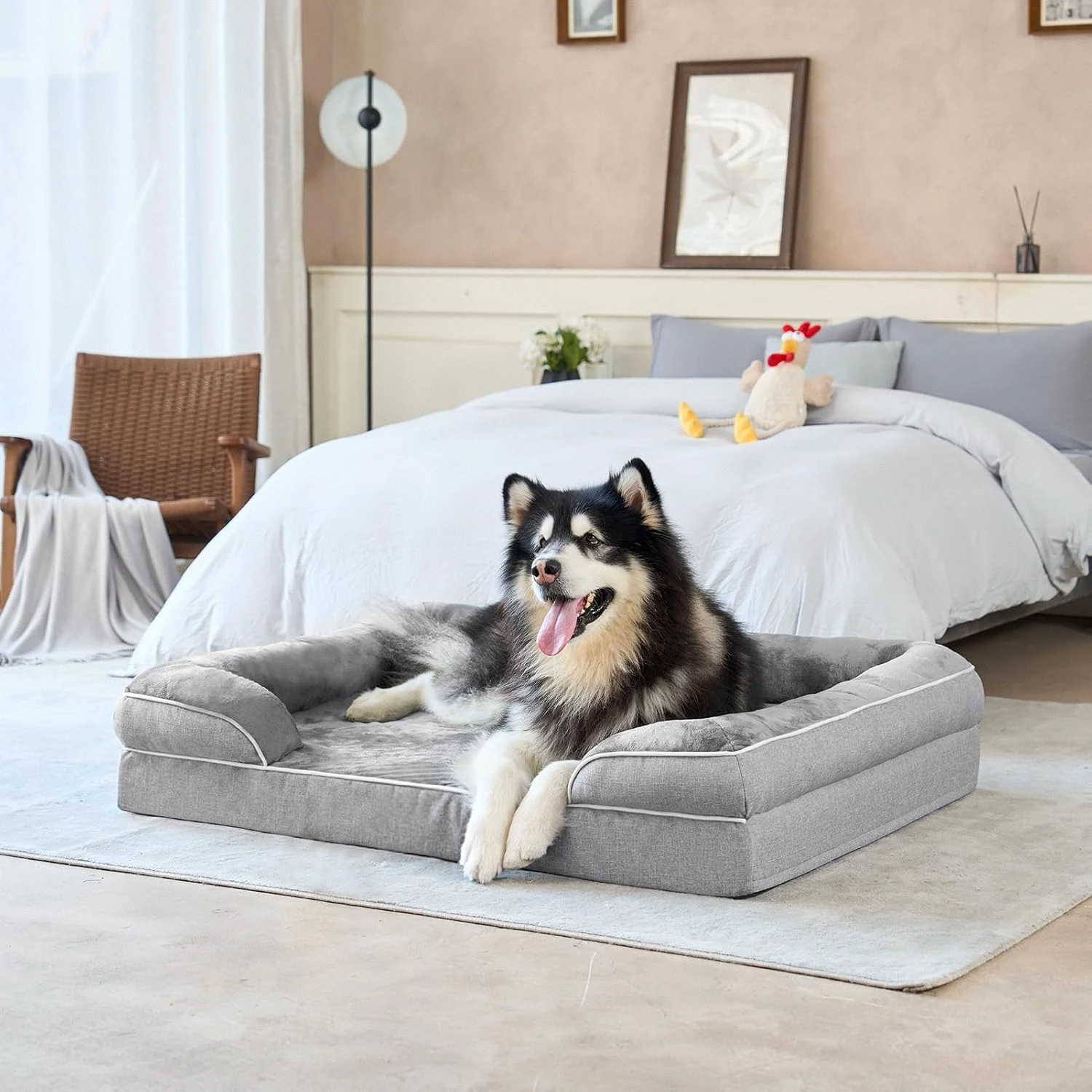 Waterproof Dog Bed With Removable Washable Cover Pet Supplies — image 5
