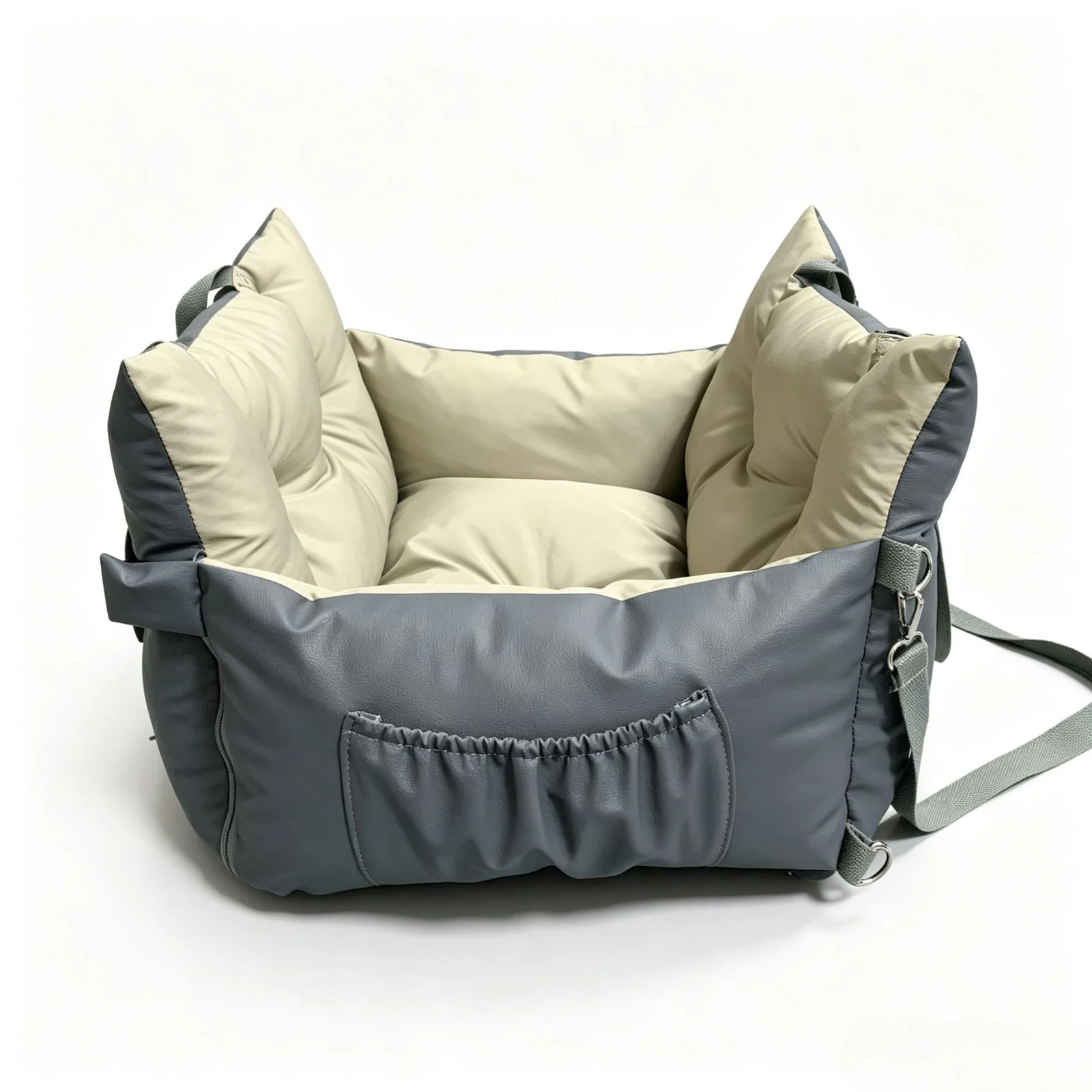 Waterproof Dog Car Seat Bed 2 In 1 Convertible Pet Travel Carrier Safety Booster With… — image 8
