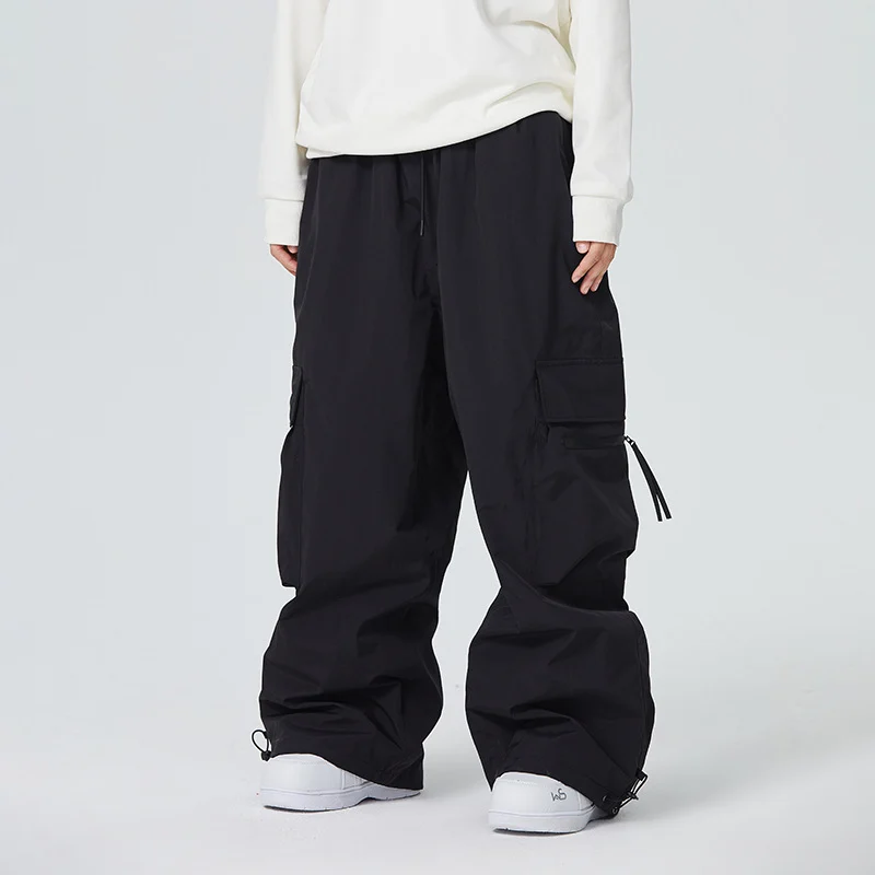 Waterproof Loose-fitting And Abrasion-resistant Mens Snow Pants For Alpine Skiing — image 3