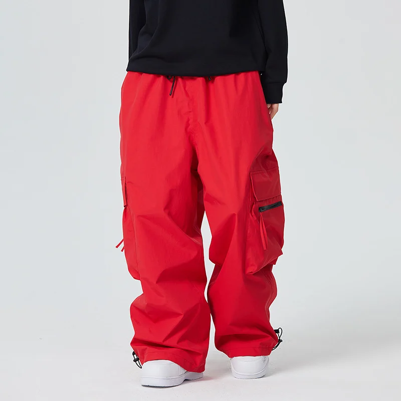 Waterproof Loose-fitting And Abrasion-resistant Mens Snow Pants For Alpine Skiing — image 5
