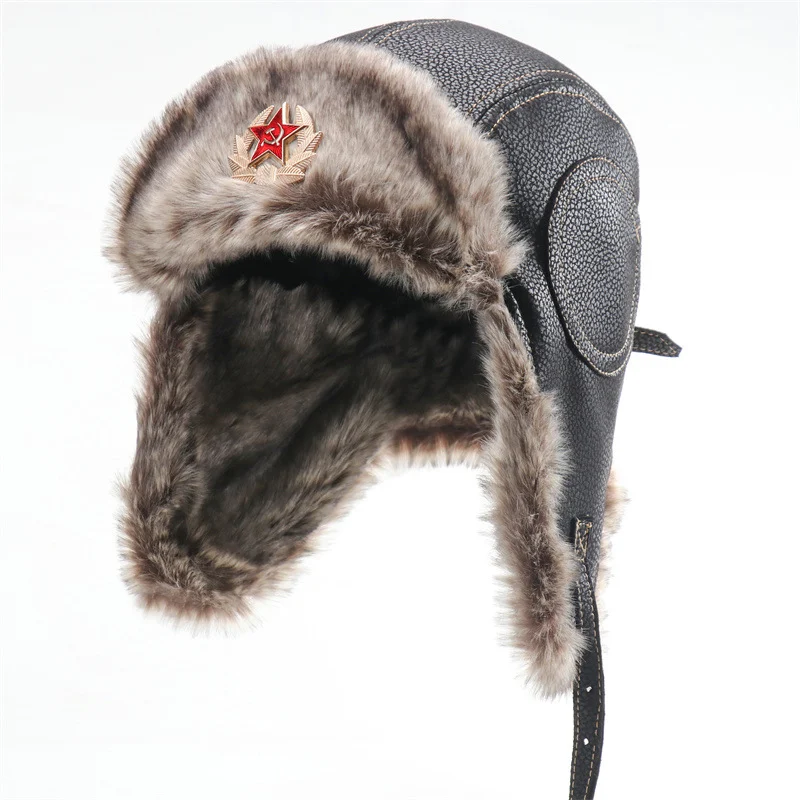 Waterproof Unisex Outdoor Soviet Badge Lei Feng Hat — image 7